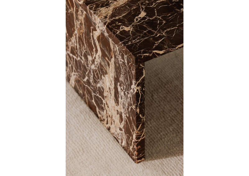 GZ-1182-06-0 Rosa Coffee Table Rosso Levanto Marble