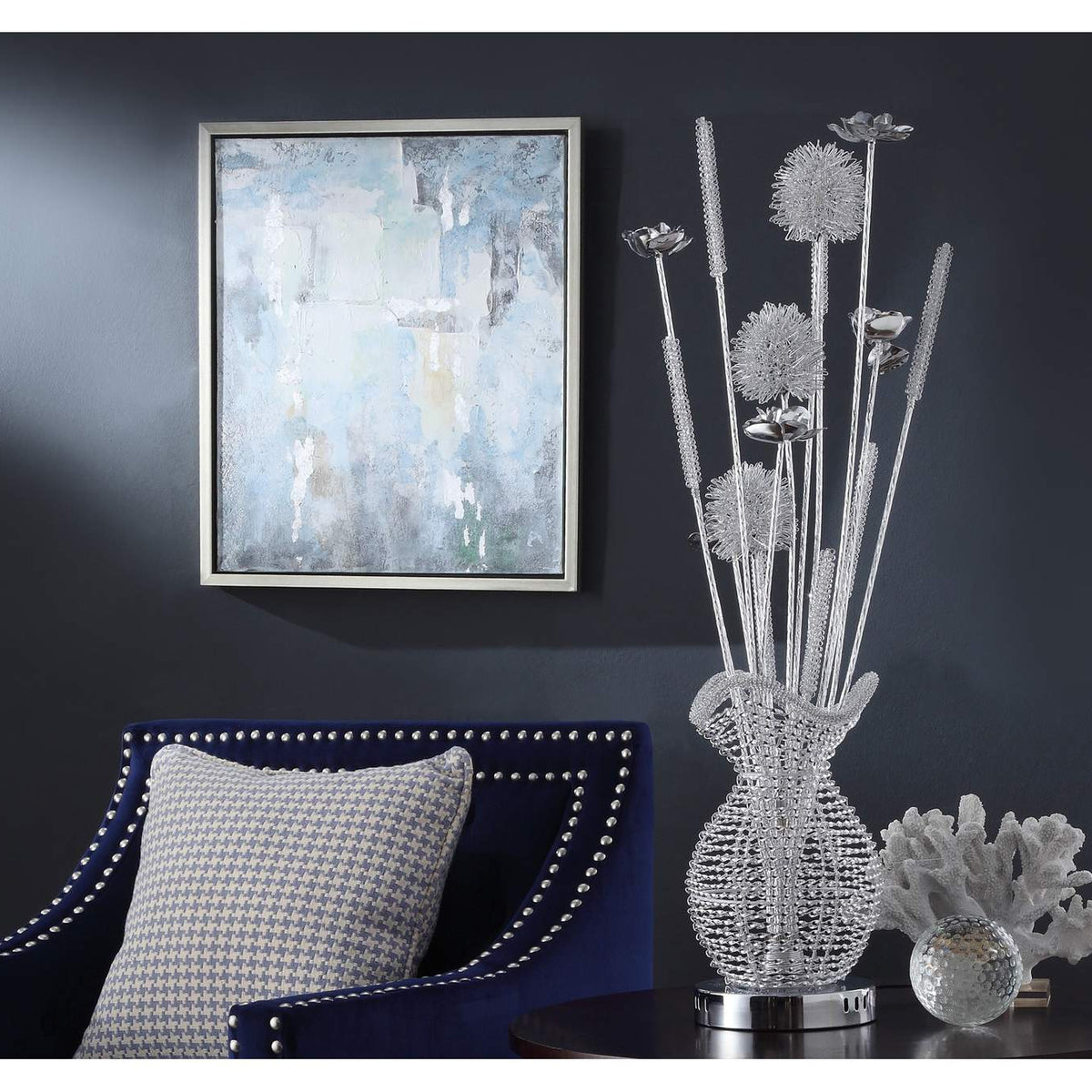 H19745R Bellflower Table Lamp
