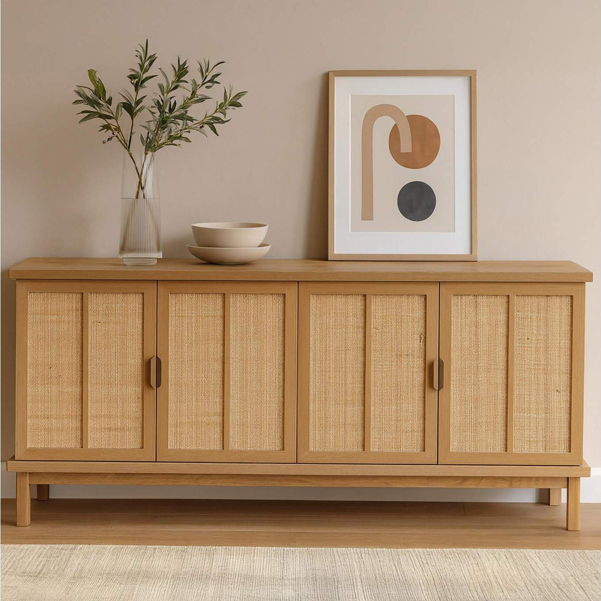 HN-1000-24 Seymour Sideboard Natural