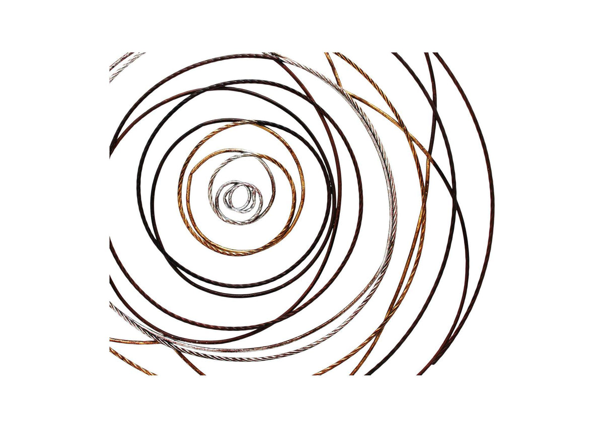 HW-1068-37 Iron Braid Wall Décor Mulitcolor