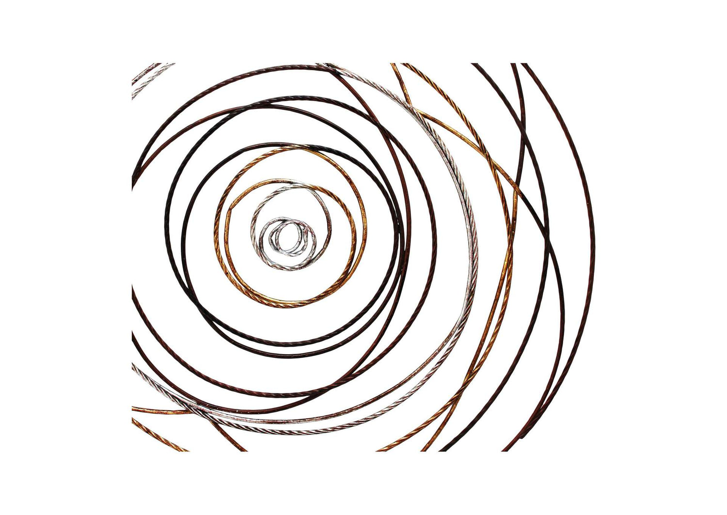 HW-1068-37 Iron Braid Wall Décor Mulitcolor