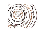 HW-1068-37 Iron Braid Wall Décor Mulitcolor