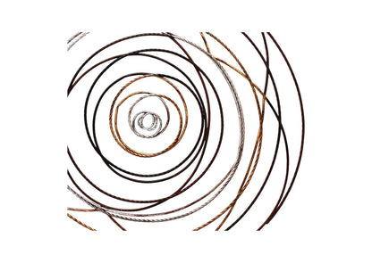 HW-1068-37 Iron Braid Wall Décor Mulitcolor