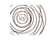 HW-1068-37 Iron Braid Wall Décor Mulitcolor