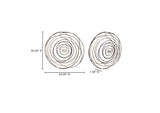 HW-1068-37 Iron Braid Wall Décor Mulitcolor