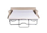 SU-117678-391084 Sunset Trading Horizon Slipcovered Sleeper Sofa with Reversible Chaise | Performance Fabric Washable Water-Resistant Stain-Proof | Tan
