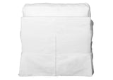 SU-117620-391081 Sunset Trading Horizon Slipcovered T-Cushion Chair | Performance Fabric Washable Water-Resistant Stain-Proof | White