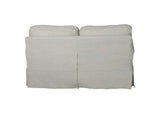 SU-117610-220591 Sunset Trading Horizon T-Cushion Slipcovered Loveseat | Light Gray