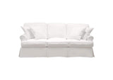 SU-117600-423080 Sunset Trading Horizon T-Cushion Slipcovered Sofa | Warm White