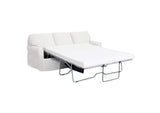 SU-117678-423080 Sunset Trading Horizon Slipcovered Sleeper Sofa with Reversible Chaise | Warm Whiteÿ