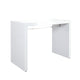 Icon White Lacquer Waterfall Bar Height Table