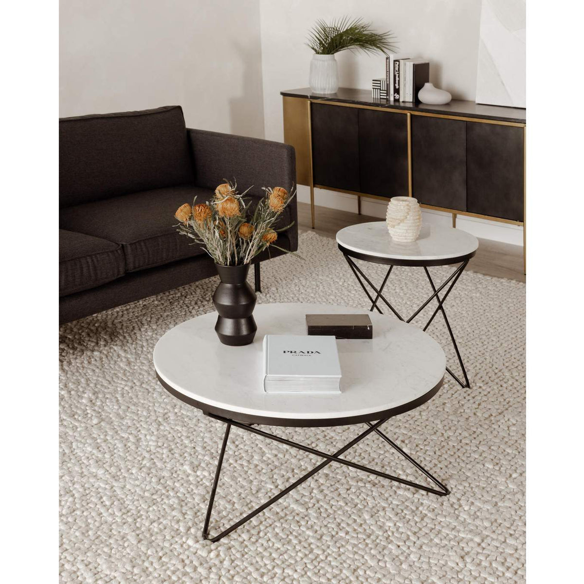 IK-1001-02 Haley Side Table Black