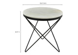 IK-1001-02 Haley Side Table Black