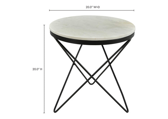 IK-1001-02 Haley Side Table Black