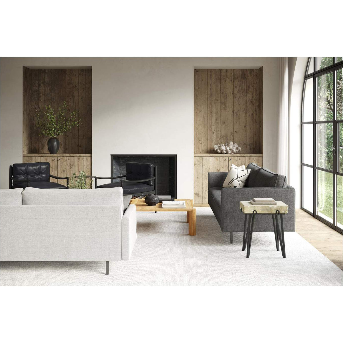 IK-1011-21 Alpert Accent Table Light Brown