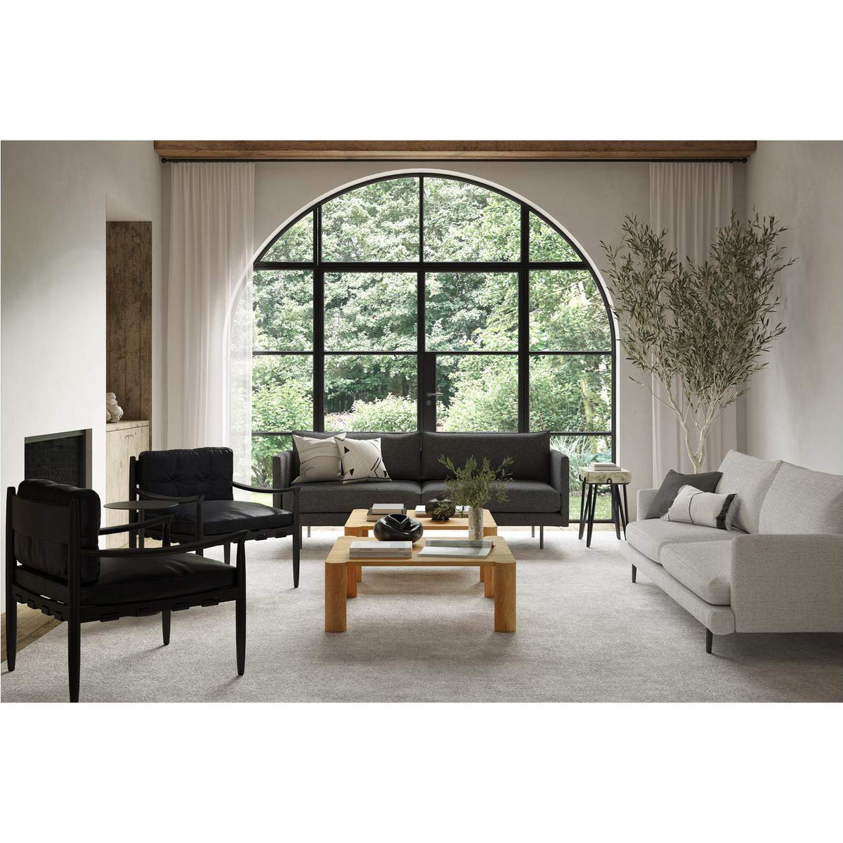 IK-1011-21 Alpert Accent Table Light Brown