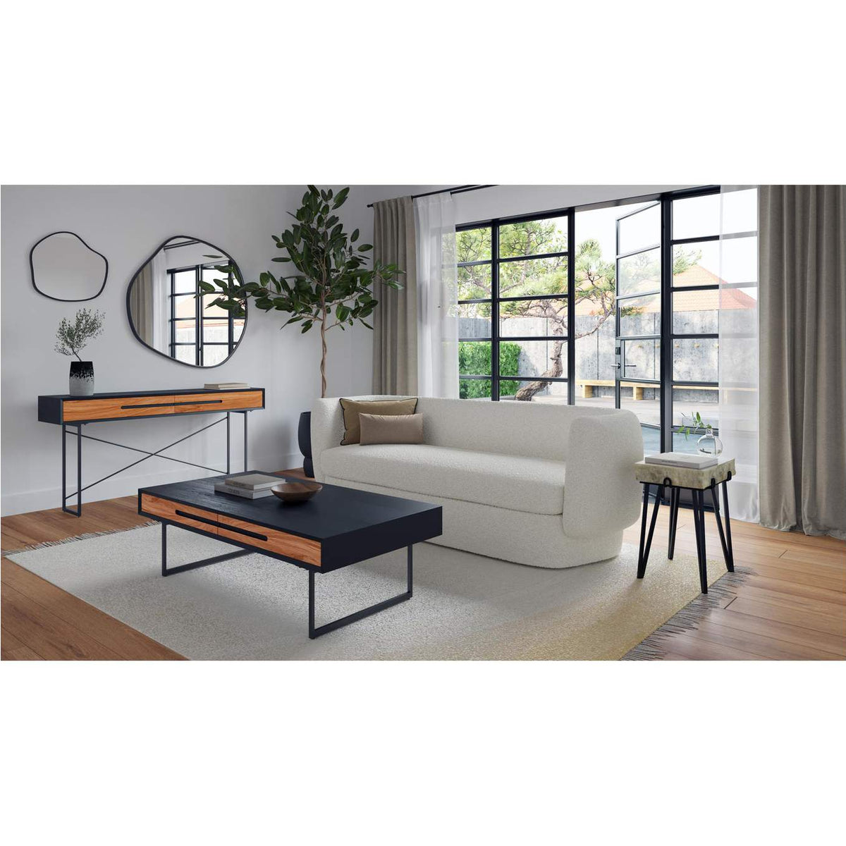 IK-1011-21 Alpert Accent Table Light Brown