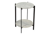 IK-1018-18 Melanie Accent Table White