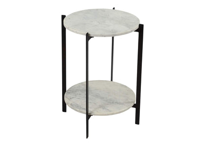 IK-1018-18 Melanie Accent Table White