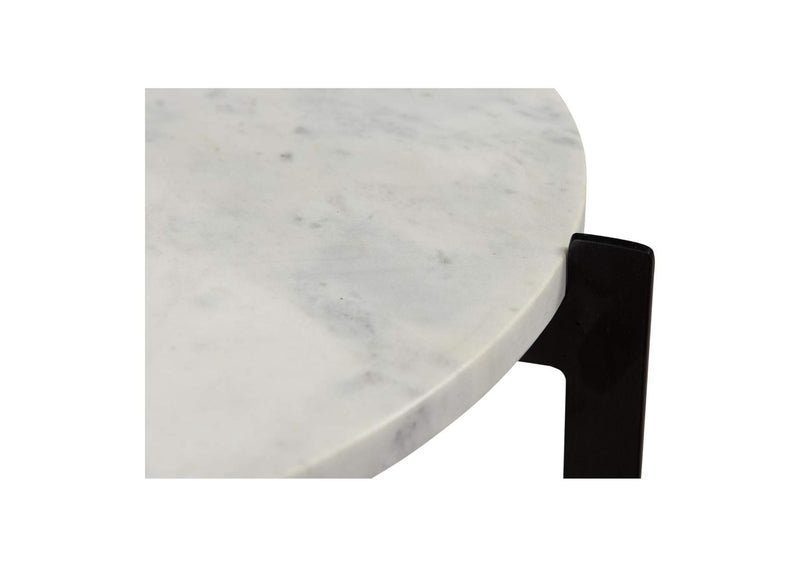 IK-1018-18 Melanie Accent Table White