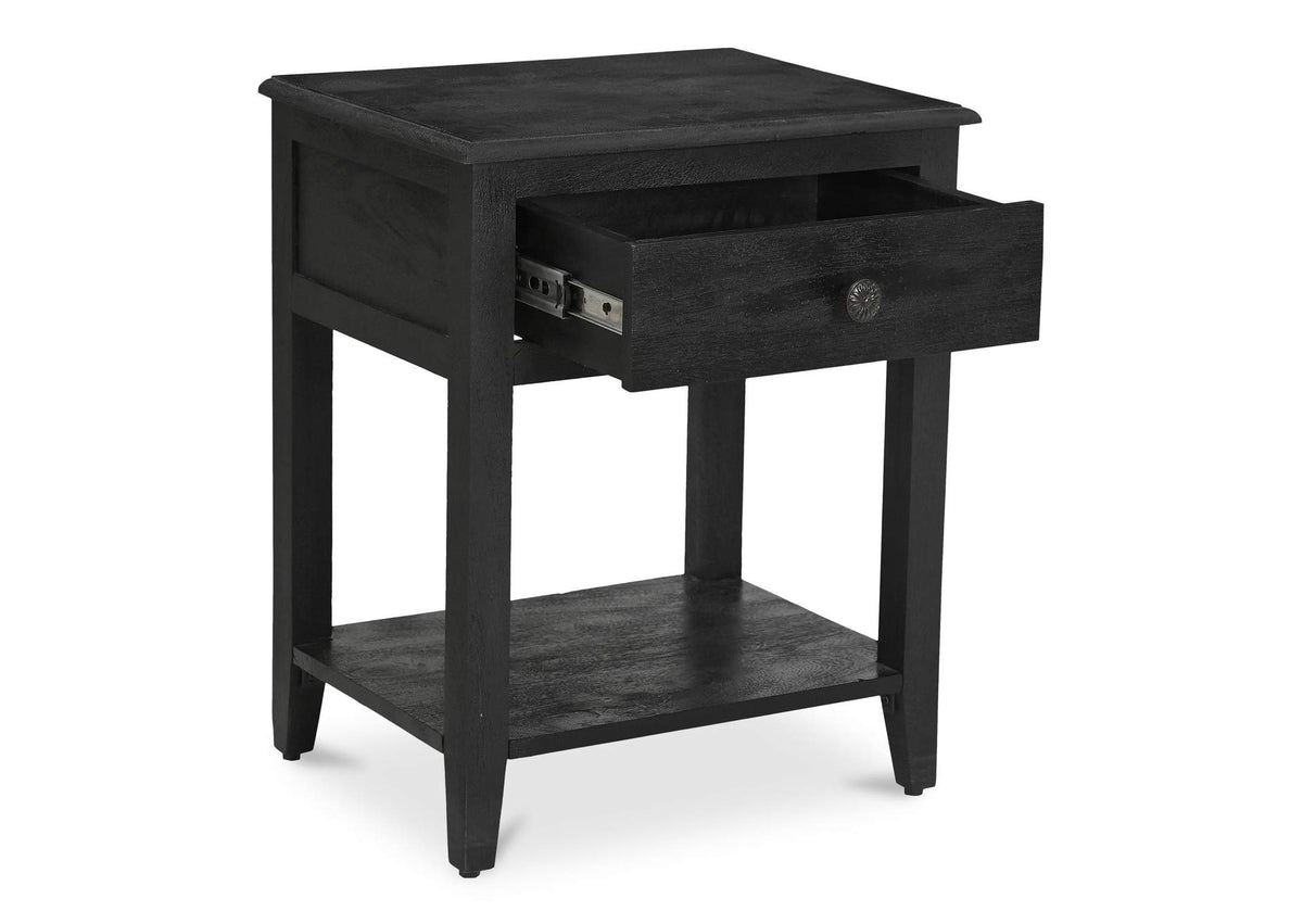 IK-1037-02 Corrine Nightstand Antique Black