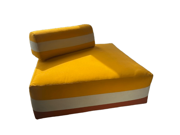 Outdoor Lounge Chair with Backrest