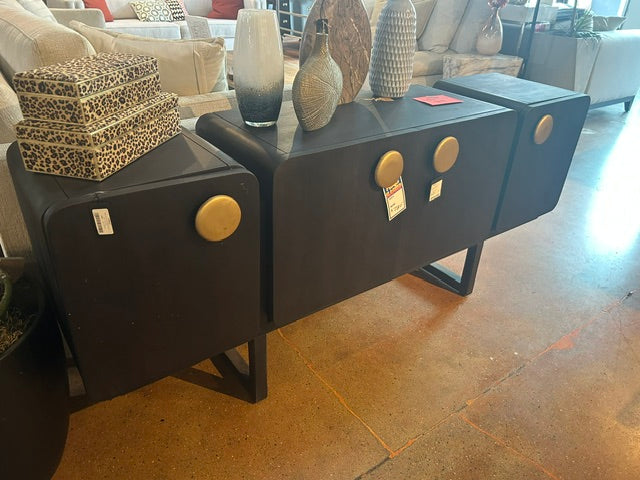 Modern Black Sideboard