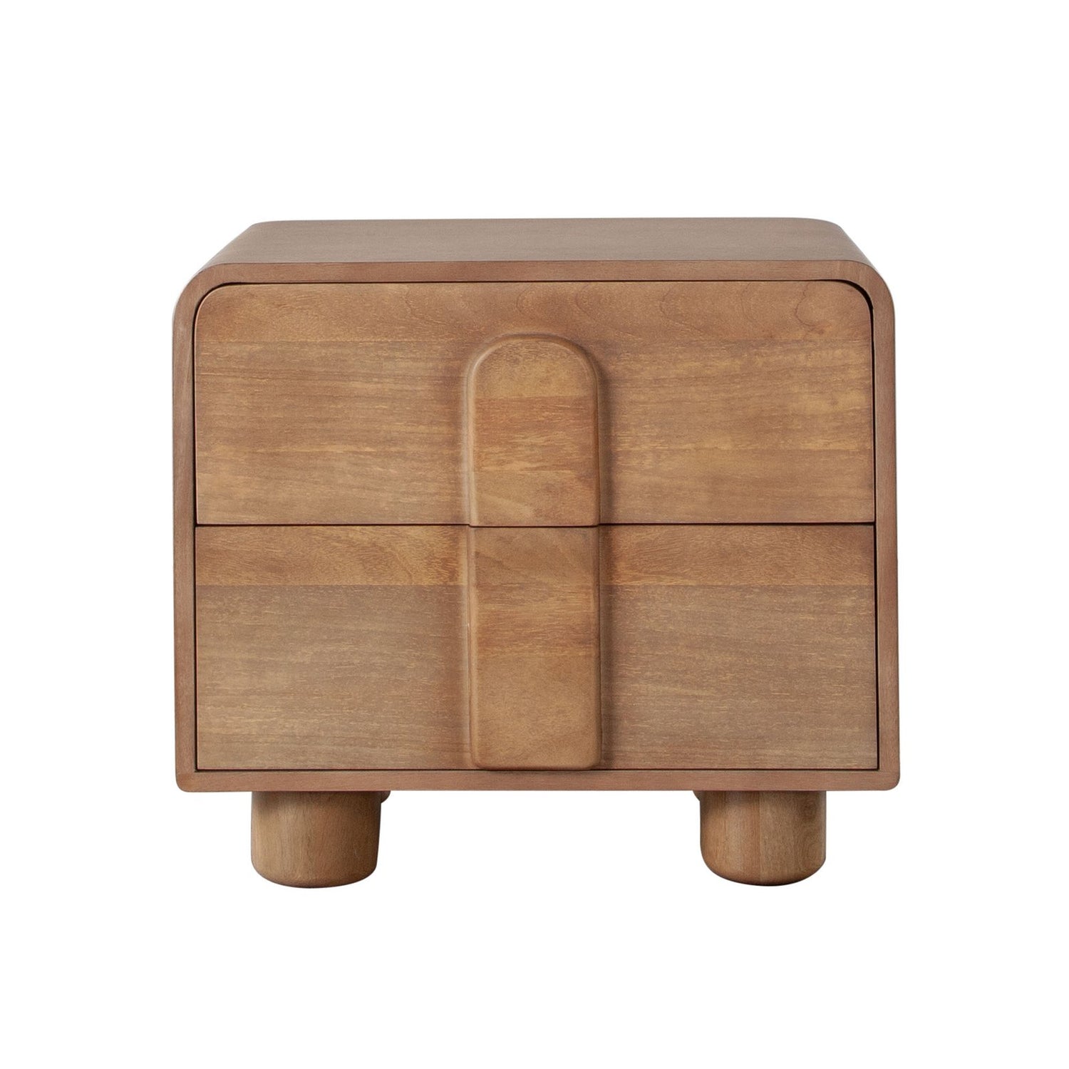 Indigo Solid Wood 2-Drawer Night Stand/End Table