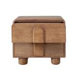 Indigo Solid Wood 2-Drawer Night Stand/End Table