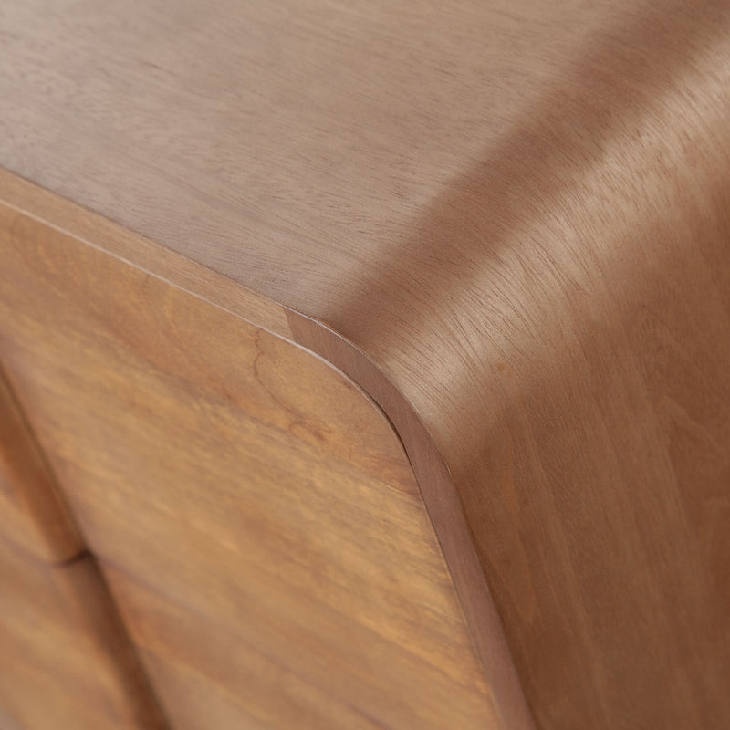 Indigo Solid Wood 2-Drawer Night Stand/End Table