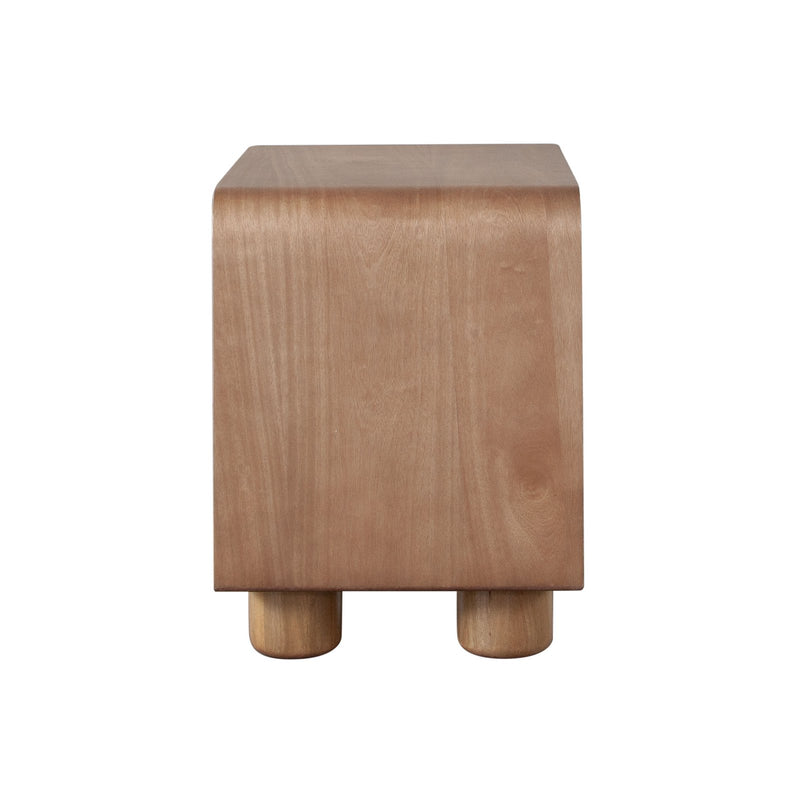 Indigo Solid Wood 2-Drawer Night Stand/End Table