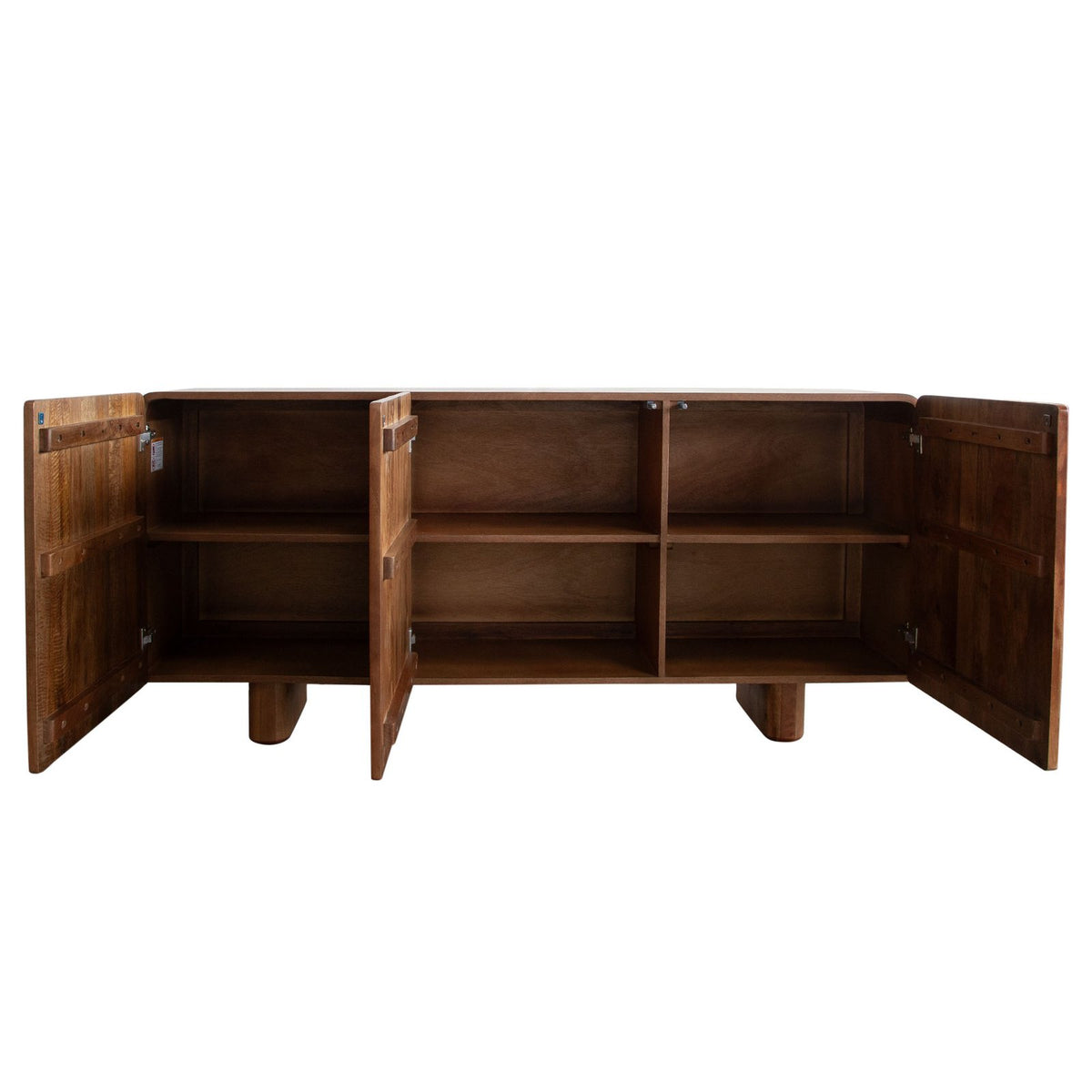 Indigo Solid Wood 3-Door Sideboard