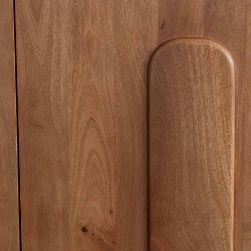 Indigo Solid Wood 3-Door Sideboard