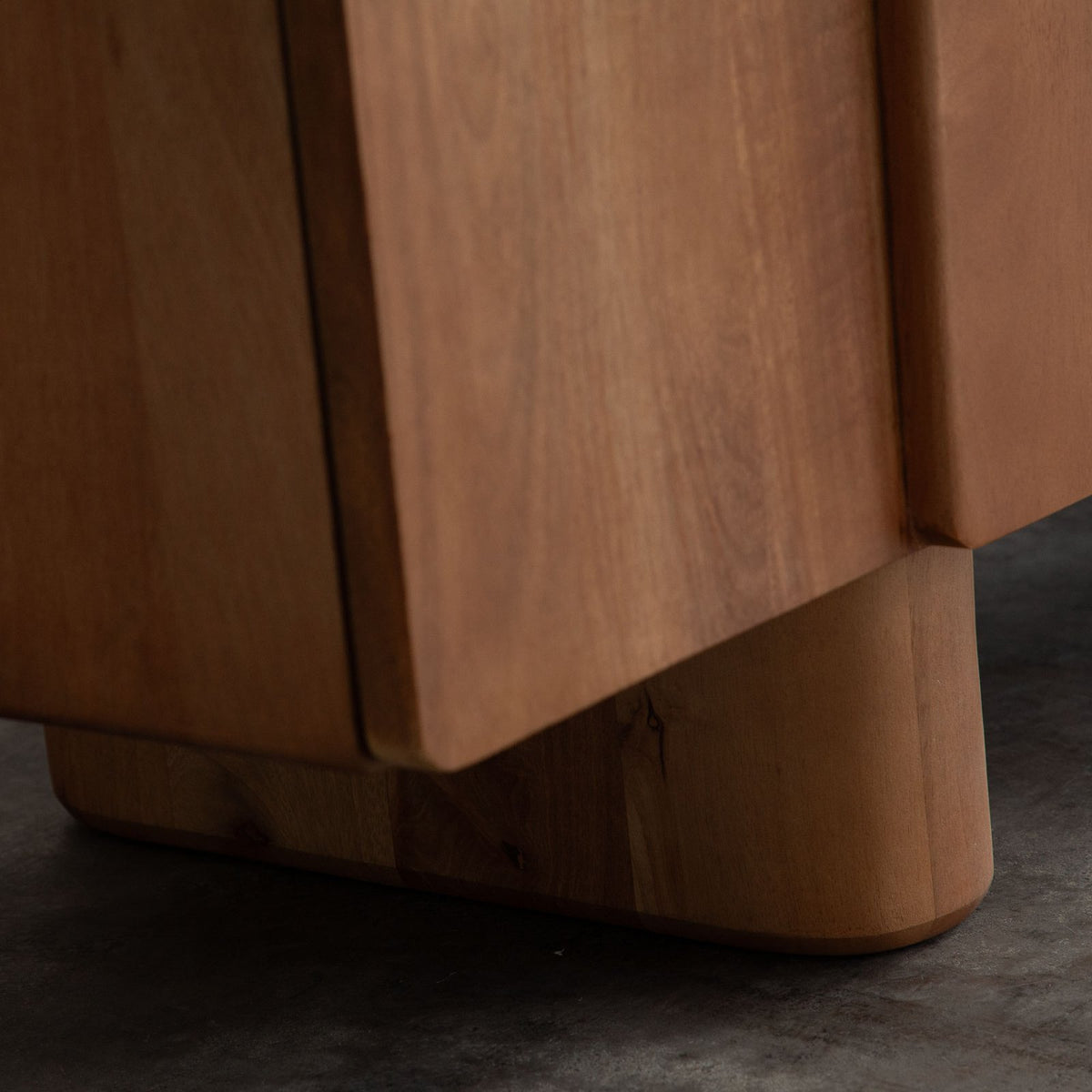 Indigo Solid Wood 3-Door Sideboard