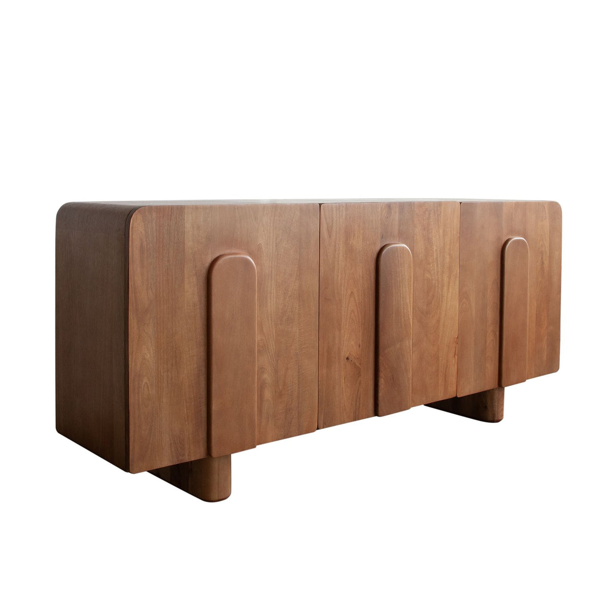 Indigo Solid Wood 3-Door Sideboard