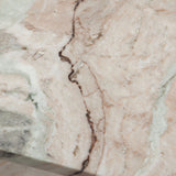 Iris I-Beam Accent Table in Genuine Natural Marble
