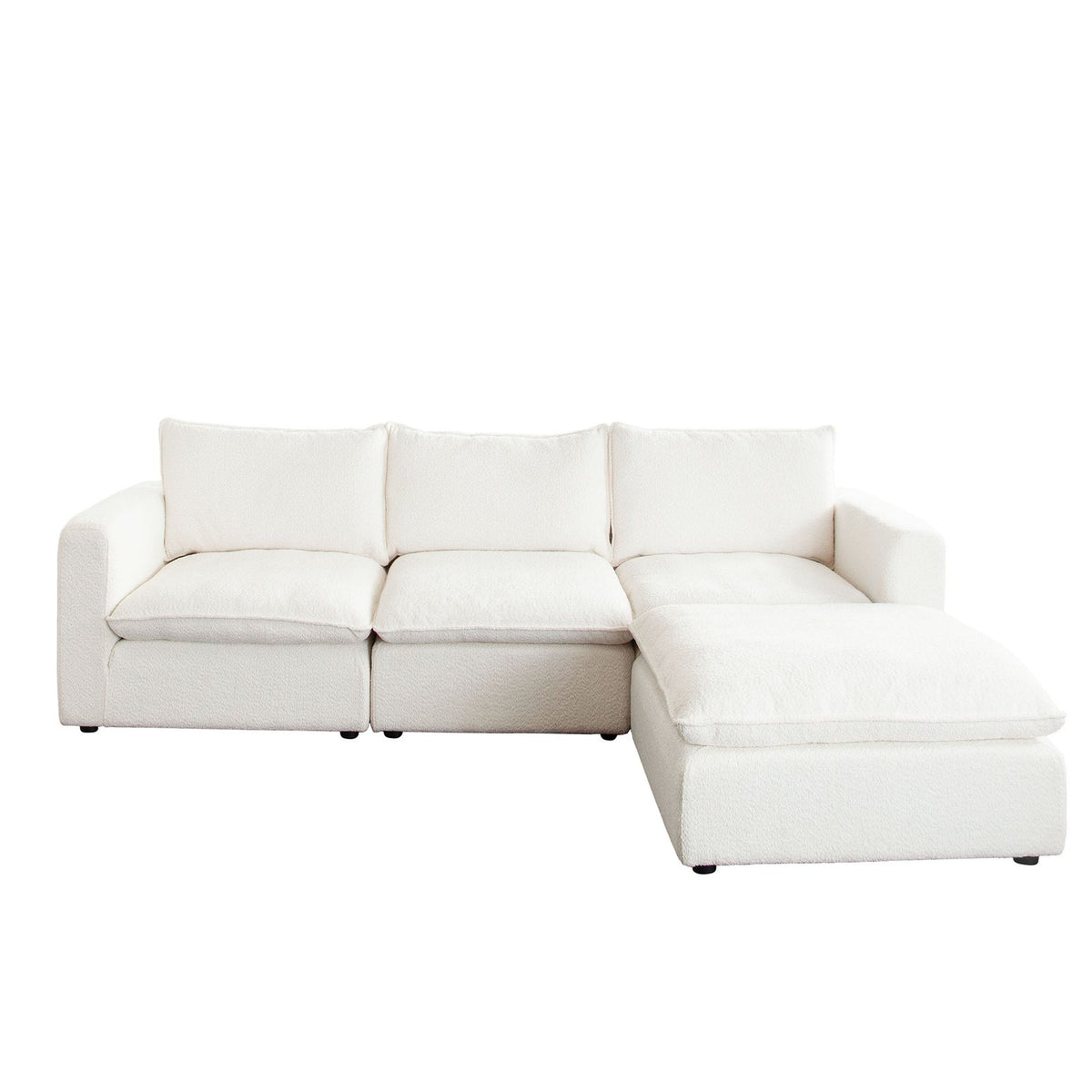 Ivy 4-Piece Reversible Modular Chaise Sectional