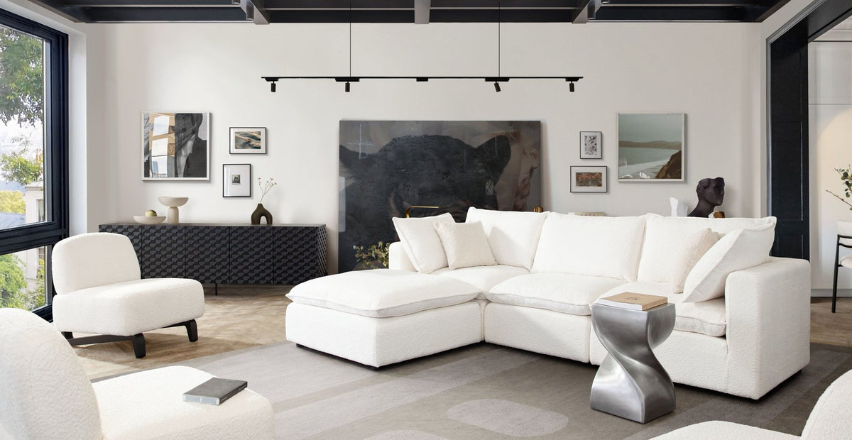 Ivy 4-Piece Reversible Modular Chaise Sectional