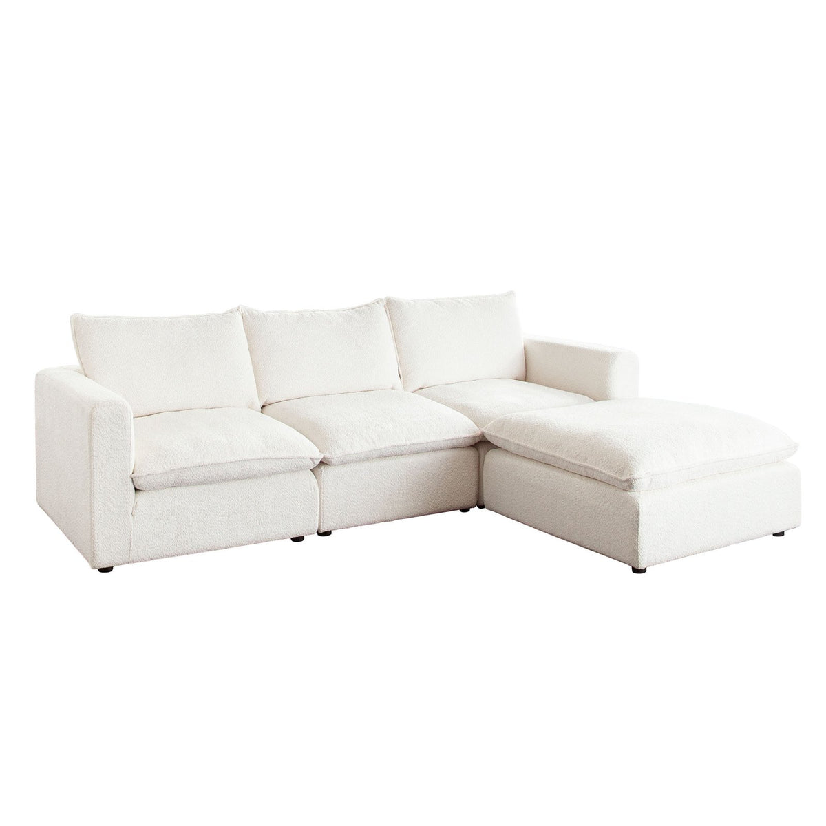 Ivy 4-Piece Reversible Modular Chaise Sectional