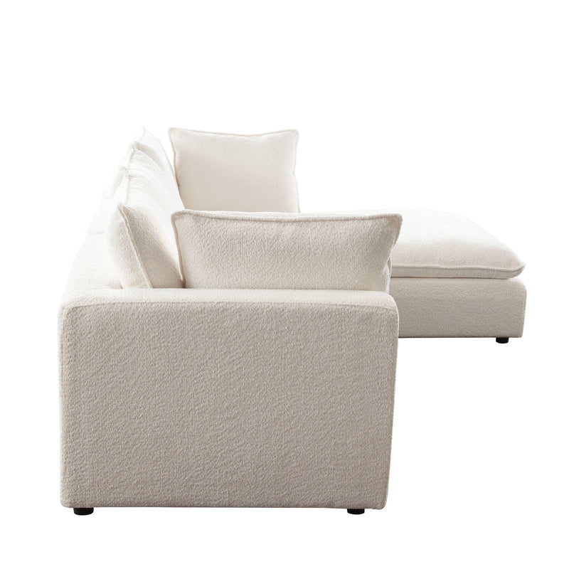 Ivy 4-Piece Reversible Modular Chaise Sectional