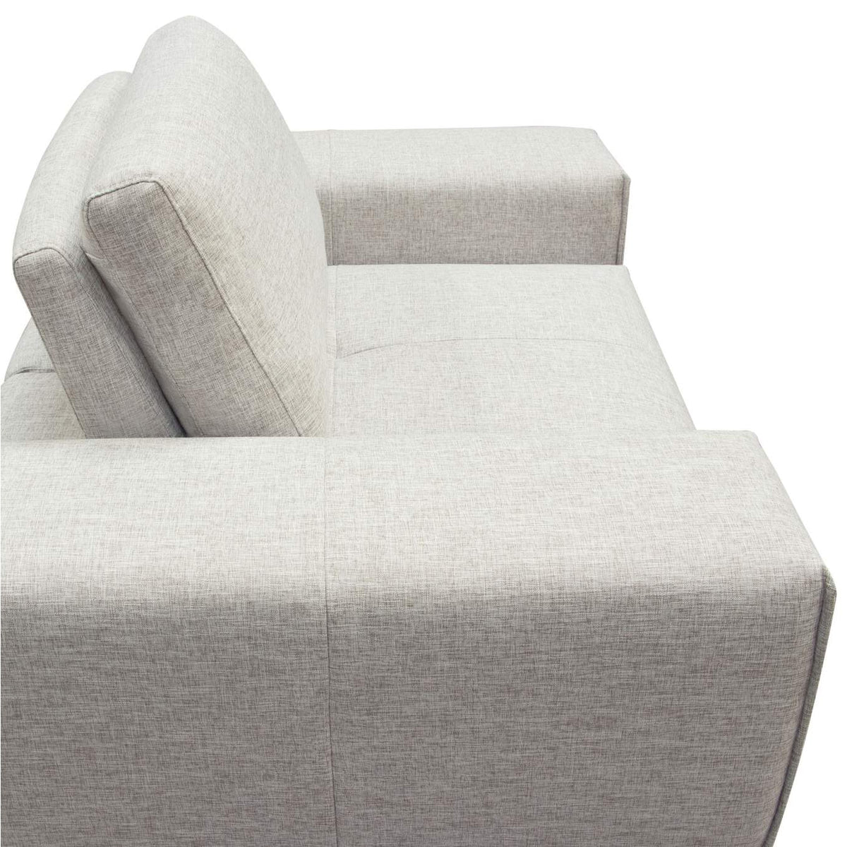 JAZZ1AC2ARLB Jazz Modular 1-seater With Adjustable Backrest In Light Brown Fabric
