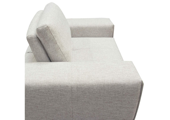 JAZZ1AC2ARLB Jazz Modular 1-seater With Adjustable Backrest In Light Brown Fabric