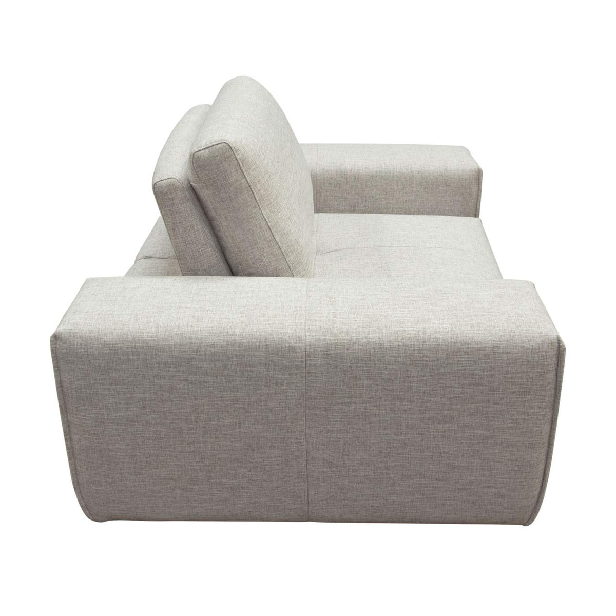 JAZZ1AC2ARLB Jazz Modular 1-seater With Adjustable Backrest In Light Brown Fabric