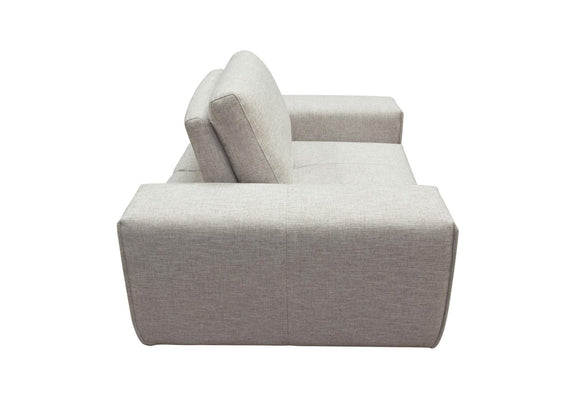 JAZZ1AC2ARLB Jazz Modular 1-seater With Adjustable Backrest In Light Brown Fabric