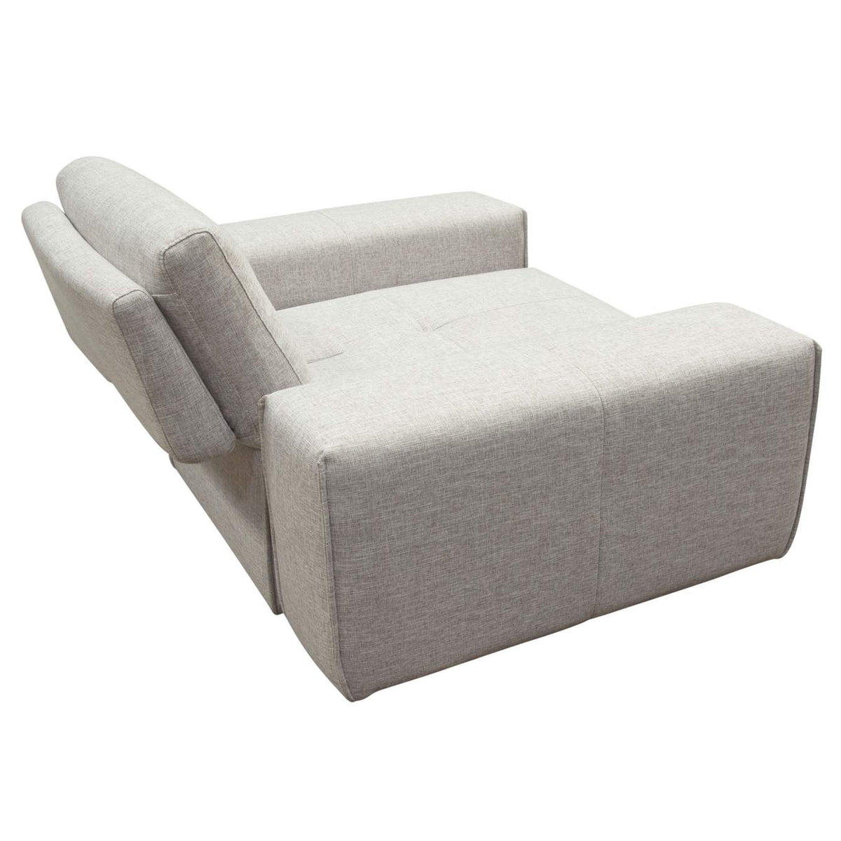 JAZZ1AC2ARLB Jazz Modular 1-seater With Adjustable Backrest In Light Brown Fabric