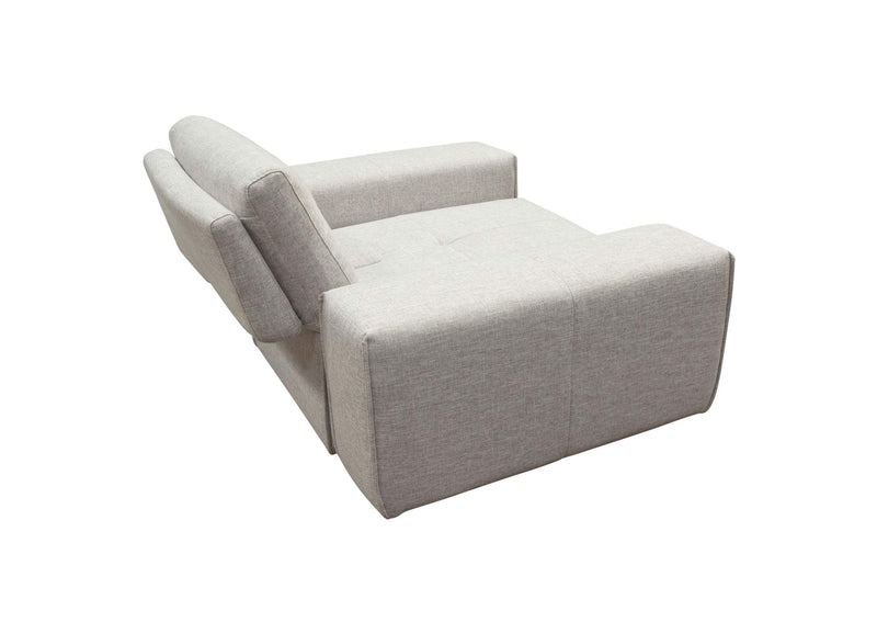 JAZZ1AC2ARLB Jazz Modular 1-seater With Adjustable Backrest In Light Brown Fabric