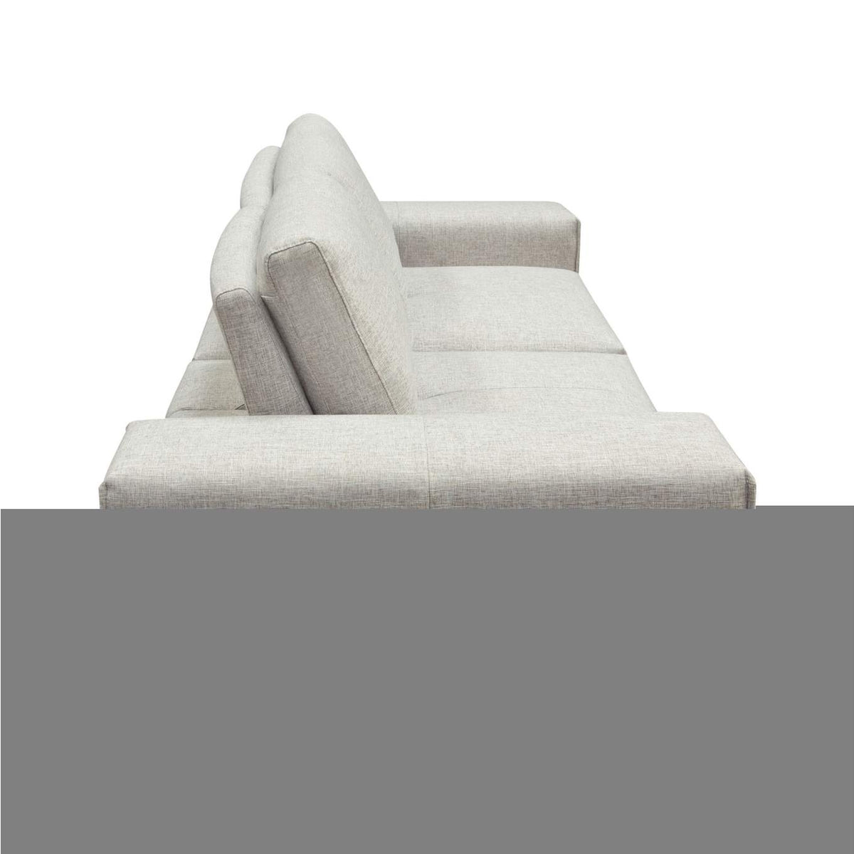 JAZZ2AC2ARLB Jazz Modular 2-seater With Adjustable Backrests In Light Brown Fabric