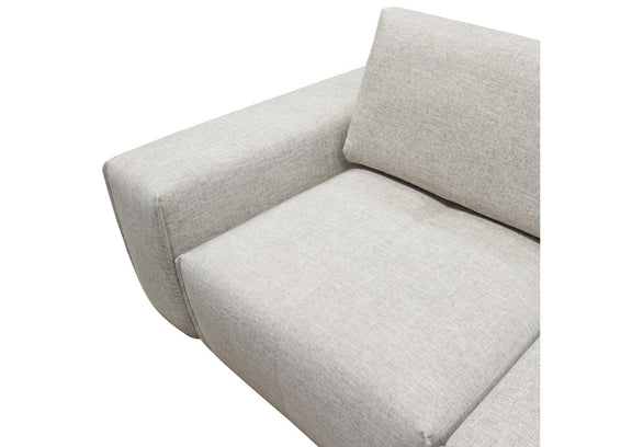 JAZZ4AC1SC2ARLB Jazz Modular 5-seater Corner Sectional With Adjustable Backrests In Light Brown Fabric