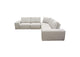 JAZZ4AC1SC2ARLB Jazz Modular 5-seater Corner Sectional With Adjustable Backrests In Light Brown Fabric