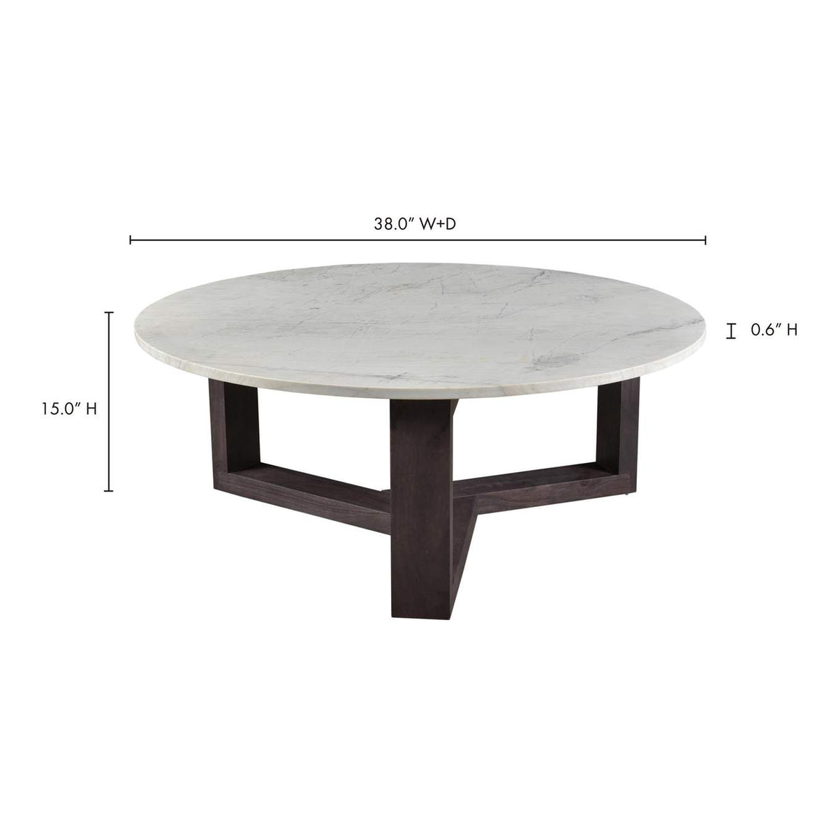 JD-1020-07-0 Jinxx Coffee Table Charcoal Grey